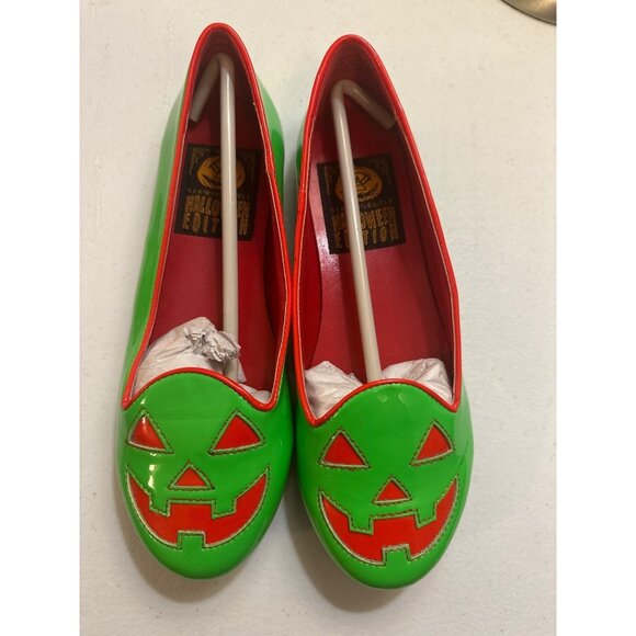 Strange Cult Strangecult CVLT Halloween Edition LYDIA JACK O LANTERN FLATS POISO - Picture 1 of 4